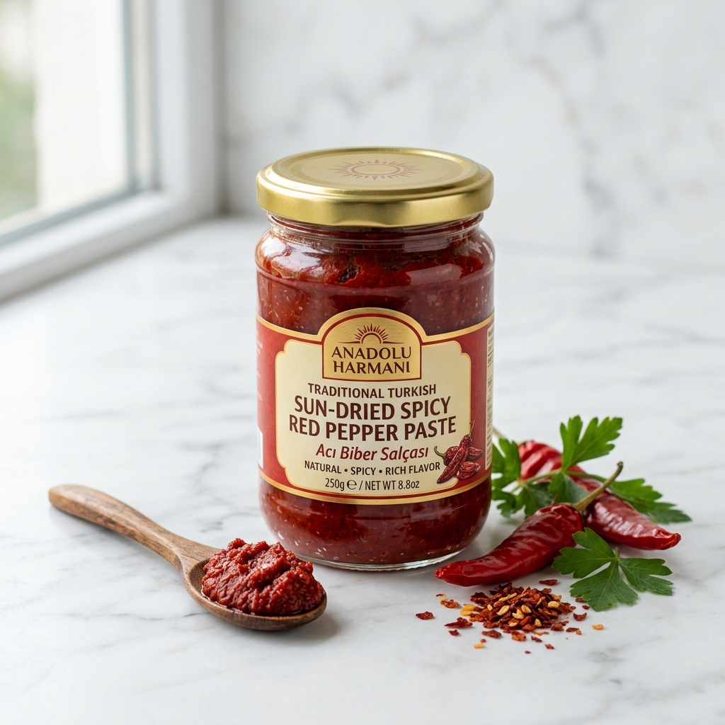 Tatlı Köy Biber Salçası (1000g)