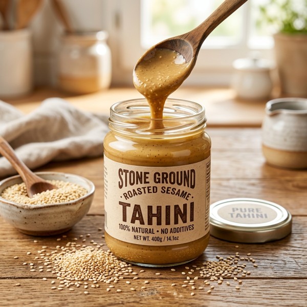 Taş Değirmen Çifte Kavrulmuş Yerli Tahin (650g)